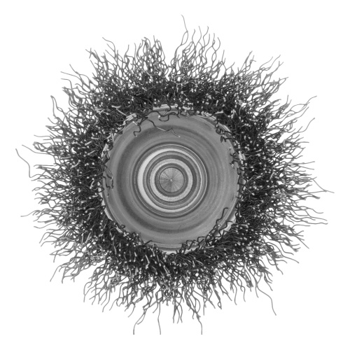 Щетка для дрели, 50 мм, "чашка" со шпилькой, витая проволока 0.3 мм Сибртех по ценам производителя в Челябинске с доставкой по всей России