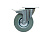 Колесо поворотное серая резина SCB 63 f 160 мм с тормозом по ценам производителя в Челябинске с доставкой по всей России