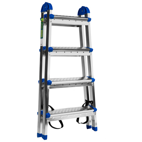 Стремянка двухсторонняя 4 ступени, сталь профиль, стальные ступени, Сибртех по ценам производителя в Челябинске с доставкой по всей России