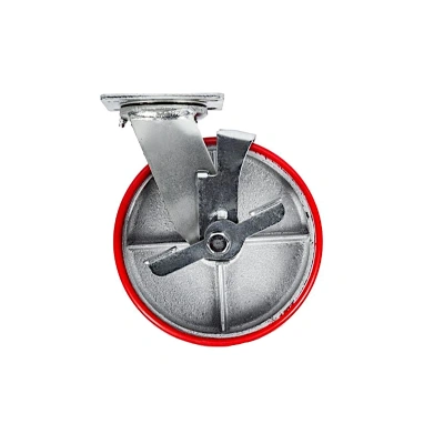 Колесо большегрузное поворотное с тормозом SCPb 80 200мм