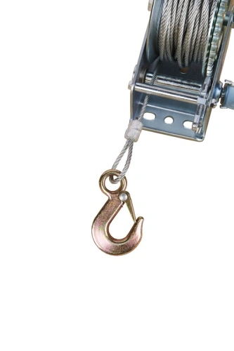 Лебедка ручная барабанная с тросом  400кг  20м оцинкованная TOR FD по ценам производителя в Челябинске с доставкой по всей России