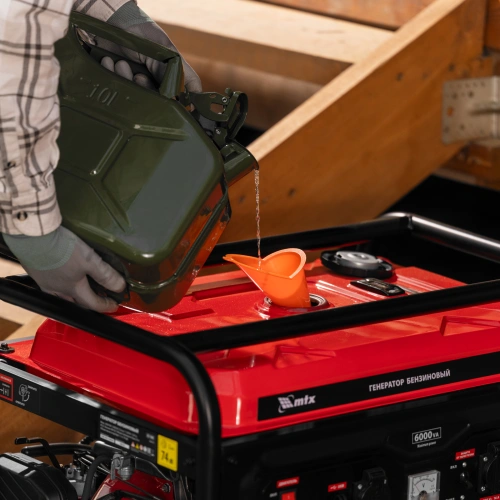 Генератор бензиновый RS-7000, 6 кВт, 230В, ручной стартер MTX по ценам производителя в Челябинске с доставкой по всей России