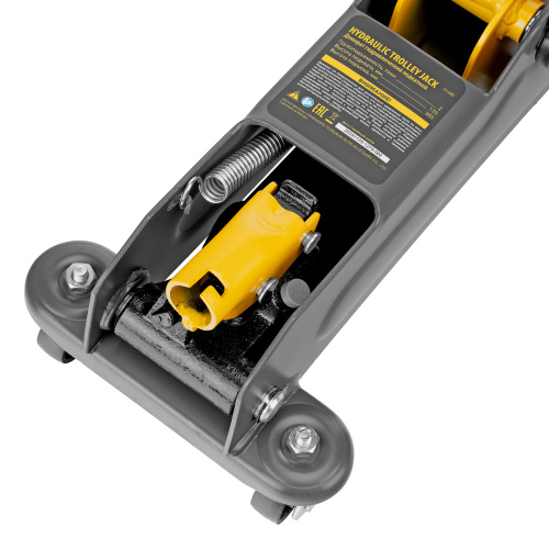 Домкрат гидравлический подкатной, 2 т, 135-385 мм Denzel по ценам производителя в Челябинске с доставкой по всей России