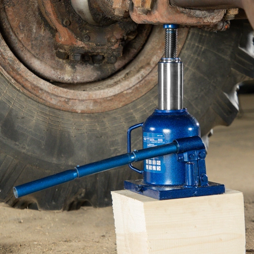 Домкрат гидравлический бутылочный телескопический, 10 т, H подъема 170-430 мм Stels по ценам производителя в Челябинске с доставкой по всей России