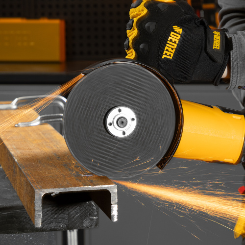 Машина шлифовальная угловая AG150-1500, 1500 Вт, 150 мм, 8500 об/мин Denzel по ценам производителя в Челябинске с доставкой по всей России