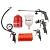 Набор пневмоинструмента, 5 предметов, быстросъемное соединение, краскораспылитель с верхним бачком Matrix по ценам производителя в Челябинске с доставкой по всей России
