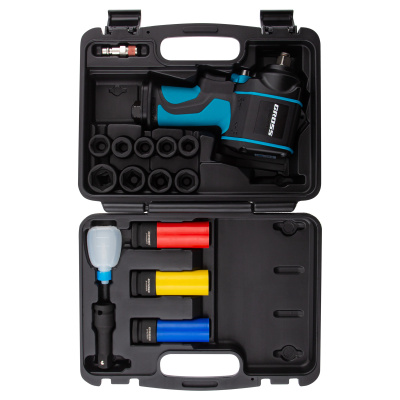 Гайковерт пневматический ударный G985K2, 1/2, 610Нм 9000 об/мин, с набором 17 предметов Gross по ценам производителя в Челябинске с доставкой по всей России