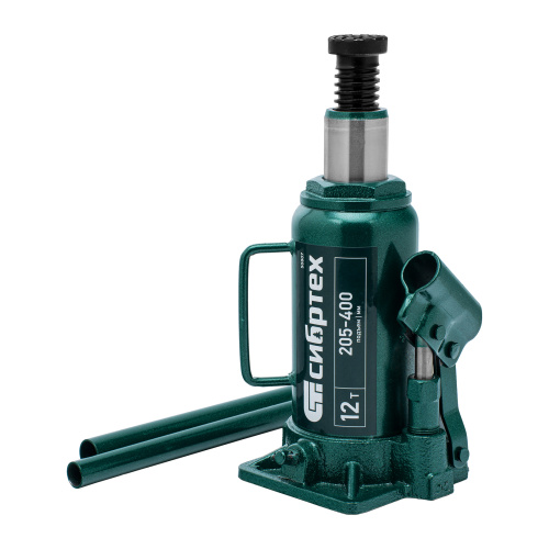 Домкрат гидравлический бутылочный, 12 т, 205-400 мм Сибртех по ценам производителя в Челябинске с доставкой по всей России