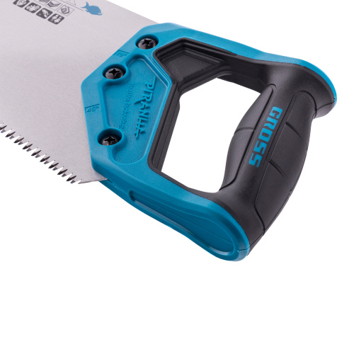 Ножовка по дереву "Piranha", 500 мм, 7-8 TPI, зуб-3D, каленый зуб, двухкомпонентная рукоятка Gross по ценам производителя в Челябинске с доставкой по всей России