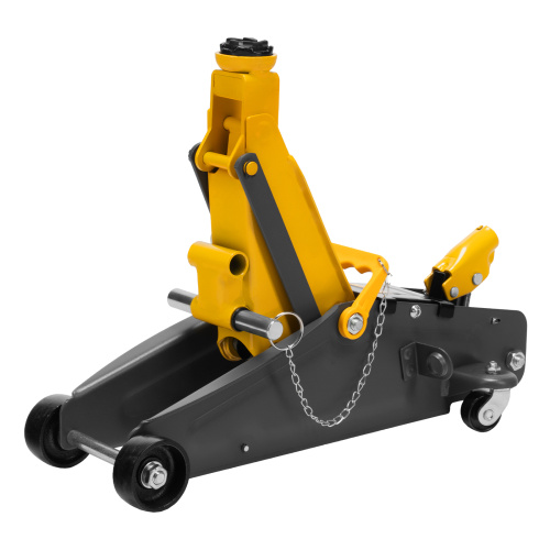 Домкрат гидравлический подкатной с фиксатором, 2,8 т, 135-385 мм Denzel по ценам производителя в Челябинске с доставкой по всей России