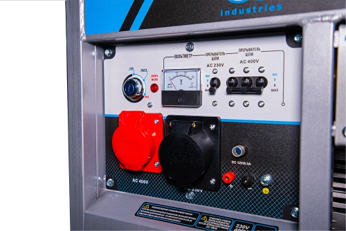 Генератор дизельный 5,0 кВт 380В/1,6 кВт 220В 15 л с электростартером TOR KM5000D по ценам производителя в Челябинске с доставкой по всей России