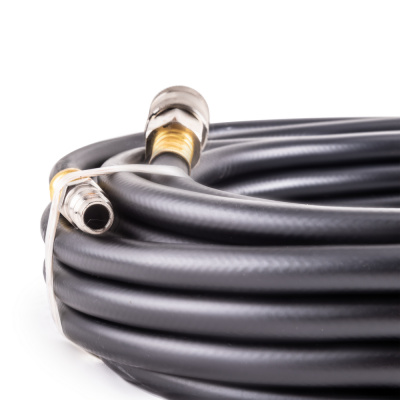 Резиновый маслостойкий воздушный шланг с фитингами Rapid, 20 бар, 15х9 мм, 10 м. AERO купить в Москве с доставкой по всей России | ProtosMarket.ru