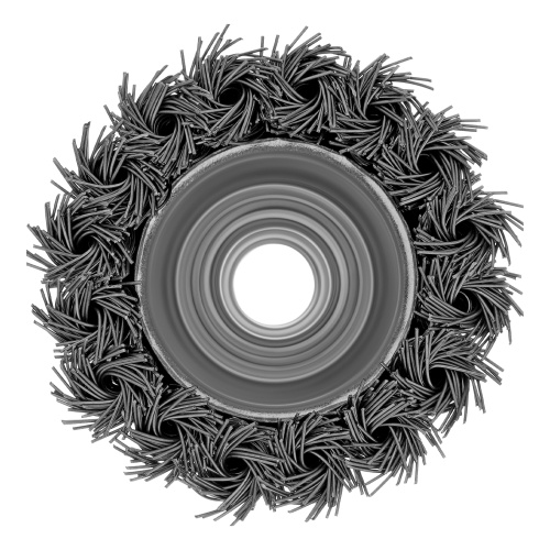 Щетка для УШМ, 65 мм, М14, "чашка", крученая проволока 0.5 мм Matrix по ценам производителя в Челябинске с доставкой по всей России