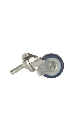 Колесо аппаратное поворотное SCtv 25 50 мм с болтом (синяя резина) по ценам производителя в Челябинске с доставкой по всей России