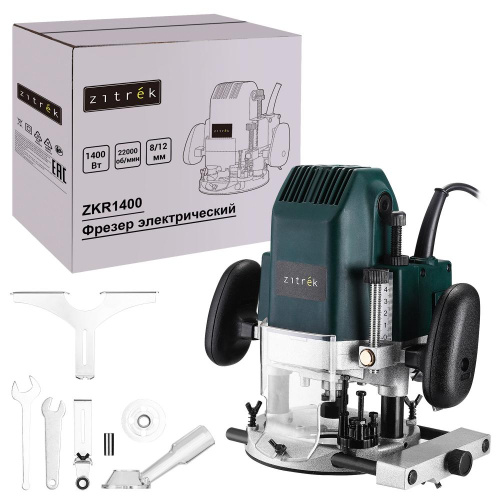 Фрезер электрический Zitrek ZKR1400, 8/12 мм, 1400 Вт по ценам производителя в Челябинске с доставкой по всей России