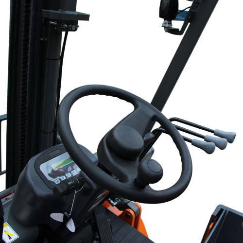 Электрический вилочный погрузчик CPD15-HA2 с тремя линиями гидравлики по ценам производителя в Челябинске с доставкой по всей России