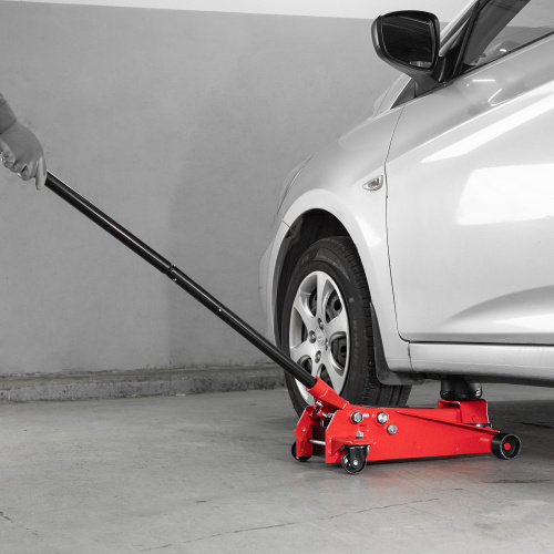 Домкрат гидравлический подкатной, 3 т, h подъема 130-465 мм Sparta по ценам производителя в Челябинске с доставкой по всей России