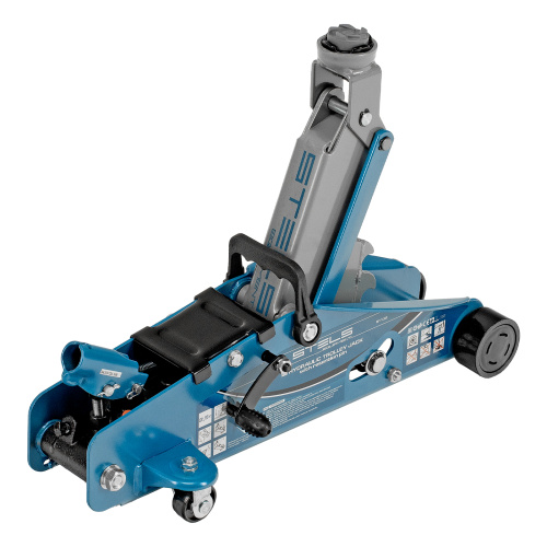 Домкрат гидравлический подкатной с фиксатором, 2.5 т, Safety Pin, 140-385 мм, в кейсе Stels по ценам производителя в Челябинске с доставкой по всей России