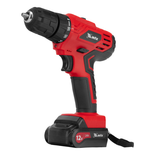 Дрель-шуруповерт аккумуляторная MCDL-12-02, Li-Ion, 12 В, 2 акк. MTX по ценам производителя в Челябинске с доставкой по всей России