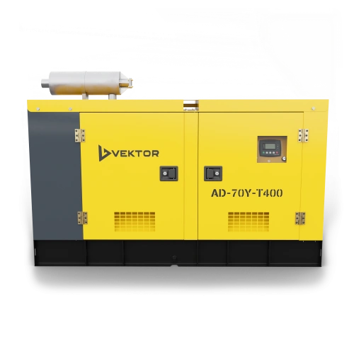 Дизельный генератор Vektor AD-70Y-T400 в шумозащитном кожухе по ценам производителя в Челябинске с доставкой по всей России
