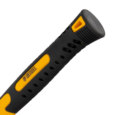 Киянка резиновая, 16 oz, черная резина, фибергласовая рукоятка Denzel по ценам производителя в Челябинске с доставкой по всей России