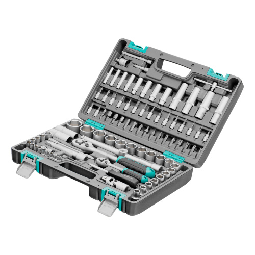 Набор инструментов, 1/2", 1/4", CrV, пластиковый кейс 94 предмета Stels по ценам производителя в Челябинске с доставкой по всей России