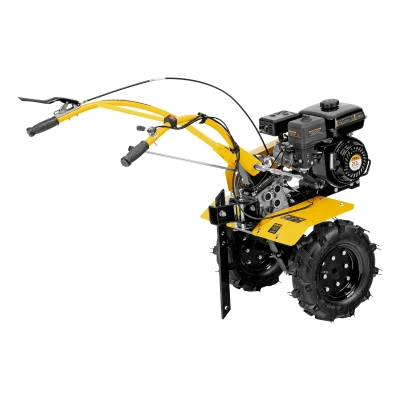 Мотоблок DPT-170, 7 л.с., ремен.сцеп, шир 85 см, глуб 35 см,фрез 3х3,ШОМ,скор 2В/1Н,кол 8" Denzel по ценам производителя в Челябинске с доставкой по всей России