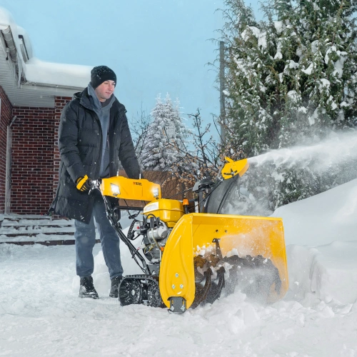 Бензиновая снегоуборочная машина SBL 711DT PRO, 420cc, гусеницы, эл.старт, блок. дифф. Denzel по ценам производителя в Челябинске с доставкой по всей России