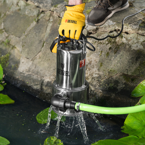 Дренажный насос DPL800X, 800 Вт, подъем 7 м, 16500 л/ч Denzel по ценам производителя в Челябинске с доставкой по всей России