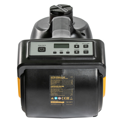 Домкрат электрогидравлический «3 в 1» (1,5 т), 12В, с гайковертом электрическим, в наборе  Denzel по ценам производителя в Челябинске с доставкой по всей России