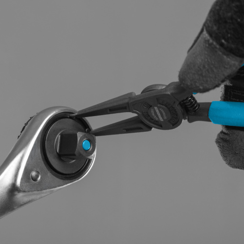 Съемник, 175 мм, для внешних стопорных колец (19-60 мм) прямые губки (разжим) Gross по ценам производителя в Челябинске с доставкой по всей России