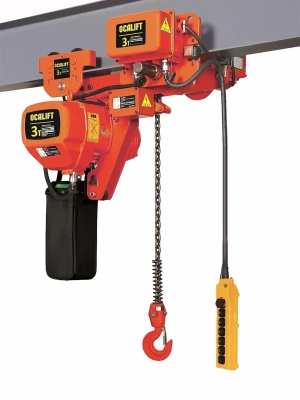 3т 6м УСВ таль цепная ТЭЦ OCALIFT 03-01LHS 380в передвижная односкоростная купить в Москве с доставкой по всей России | ProtosMarket.ru