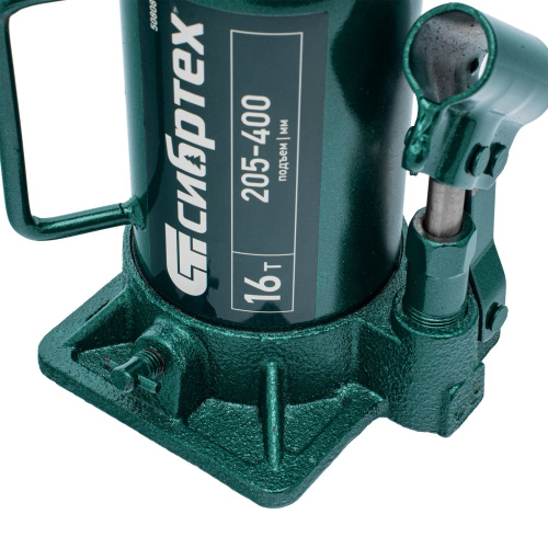 Домкрат гидравлический бутылочный, 16 т, 205-400 мм Сибртех по ценам производителя в Челябинске с доставкой по всей России