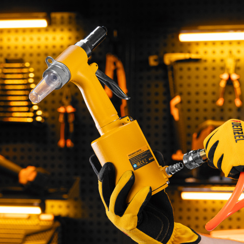 Пневматический заклепочник PR4, 2,4-4,8 мм Denzel по ценам производителя в Челябинске с доставкой по всей России