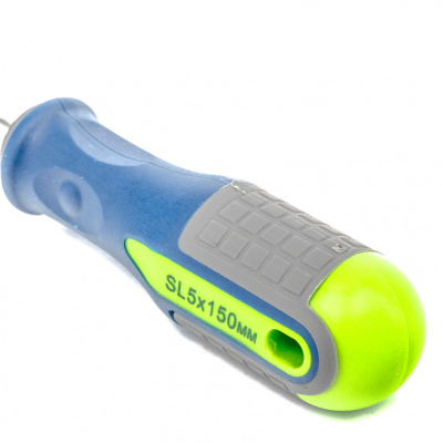 Отвертка, SL5 х 150 мм, CrV, трехкомпонентная рукоятка Сибртех по ценам производителя в Челябинске с доставкой по всей России