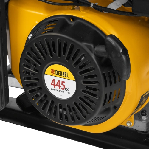 Генератор бензиновый PS 80 EA, 8.0 кВт, 230 В, 25 л, коннектор автоматики, электростартер Denzel по ценам производителя в Челябинске с доставкой по всей России