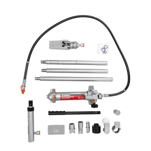 Растяжка гидравлическая, 4 т, набор из 17 предметов, 7 сменных насадок, в пластиковом кейсе Matrix по ценам производителя в Челябинске с доставкой по всей России