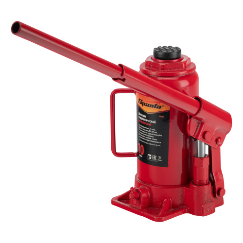 Домкрат гидравлический бутылочный, 10 т, h подъема 200-385 мм Sparta по ценам производителя в Челябинске с доставкой по всей России