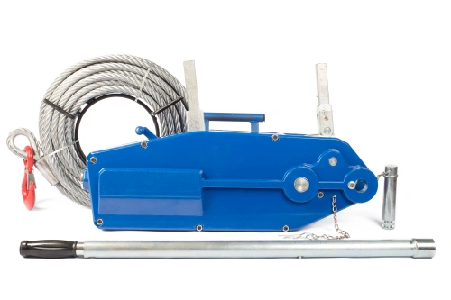 Лебедка рычажная тросовая TOR МТМ 800 0,8 т L=20м (стальной корпус) по ценам производителя в Челябинске с доставкой по всей России