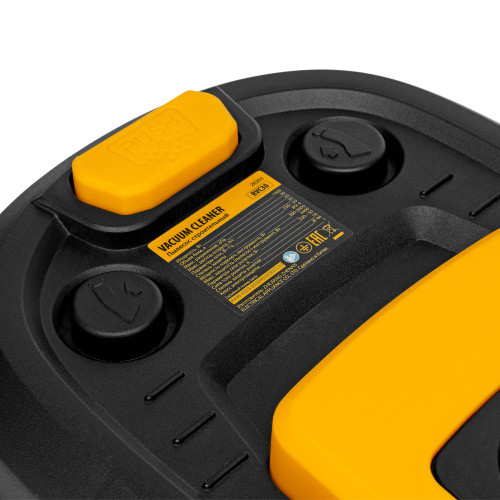 Пылесос строительный RVC30, 1400 Вт, бак 30 л, шланг 3 м, розетка с автосинхр. Denzel по ценам производителя в Челябинске с доставкой по всей России