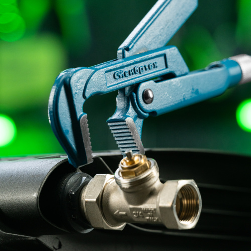 Ключ трубный рычажный №2, 1.5", литой, тип "L" Сибртех по ценам производителя в Челябинске с доставкой по всей России