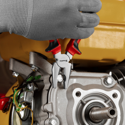 Плоскогубцы Nickel, 160 мм, никелированные, двухкомпонентные рукоятки Matrix по ценам производителя в Челябинске с доставкой по всей России