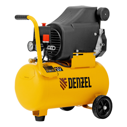 Компрессор воздушный DLC1300/24 безмасляный 1.3 кВт, 24 литра, 206 л/мин Denzel по ценам производителя в Челябинске с доставкой по всей России