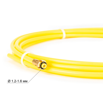 Канал FoxWeld 1,2-1,6мм тефлон желтый, 3м (126.0039/GM0760, пр-во FoxWeld/КНР) купить в Москве с доставкой по всей России | ProtosMarket.ru