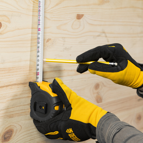 Рулетка 8м х 25мм, обрезиненный корпус, автоматическая фиксация Denzel по ценам производителя в Челябинске с доставкой по всей России