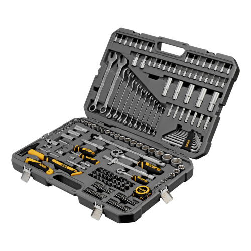 Набор инструментов, 1/2", 1/4", CrV, S2, пластиковый кейс, 194 предмета Denzel по ценам производителя в Челябинске с доставкой по всей России