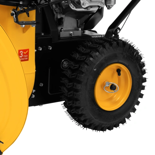 Бензиновая снегоуборочная машина SBM 610, 212 cc, ручной старт, фара Denzel по ценам производителя в Челябинске с доставкой по всей России