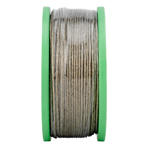 Трос металлополимерный прозрачный ПР-3.0, толщина 3.0 мм, катушка 200 метров Сибртех по ценам производителя в Челябинске с доставкой по всей России