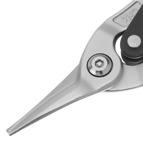 Ножницы по металлу, 270 мм, прямой рез, сталь-CrMo, трехкомпонентные рукоятки Denzel по ценам производителя в Челябинске с доставкой по всей России