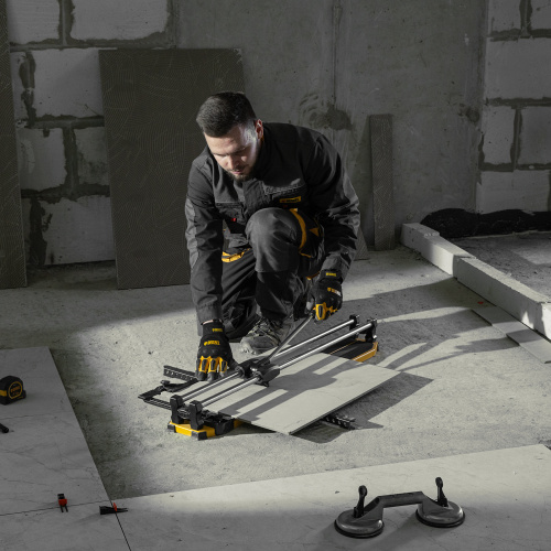 Плиткорез 800х14мм, цельнометал. напр., каретка на подш., стальная станина, рукоятка-пенал Denzel по ценам производителя в Челябинске с доставкой по всей России